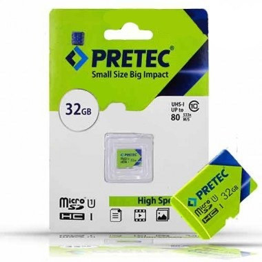 مموری رم 32GB -PRETEC-مدل :UHS-l با (سرعت ۱۰۰MB/s)