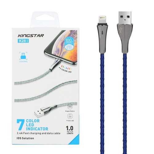 کابل شارژ کینگ استار مدل K28 i+ آیفون