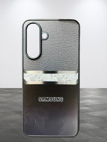 کاور طرح سنگ مشکی طوسی مدل:Samsung A56